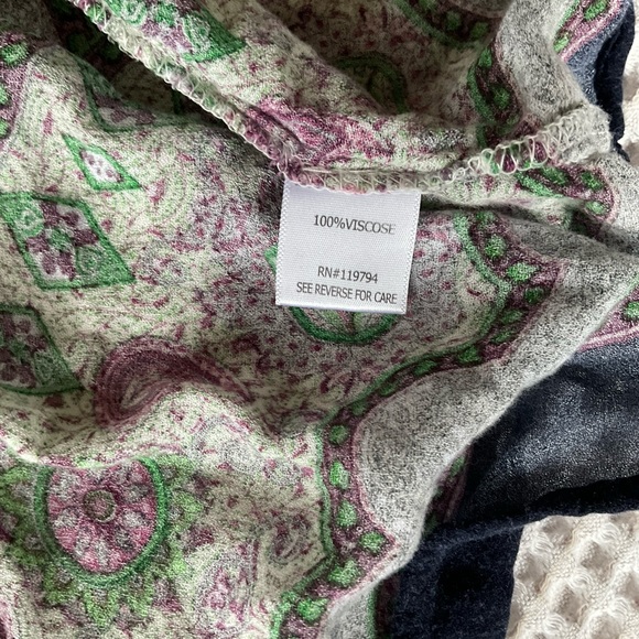 EUC One World Farmers Market gauze peasant Top, M - Picture 4 of 6